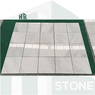 East White Marble Thin Tiles Marble Slab
