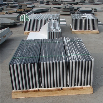 Hebei Black Granite Polished Half Slabs