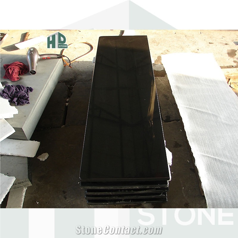 Hebei Black Granite Polished Slabs