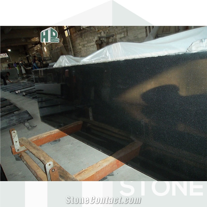 Hebei Black Granite Polished Slabs