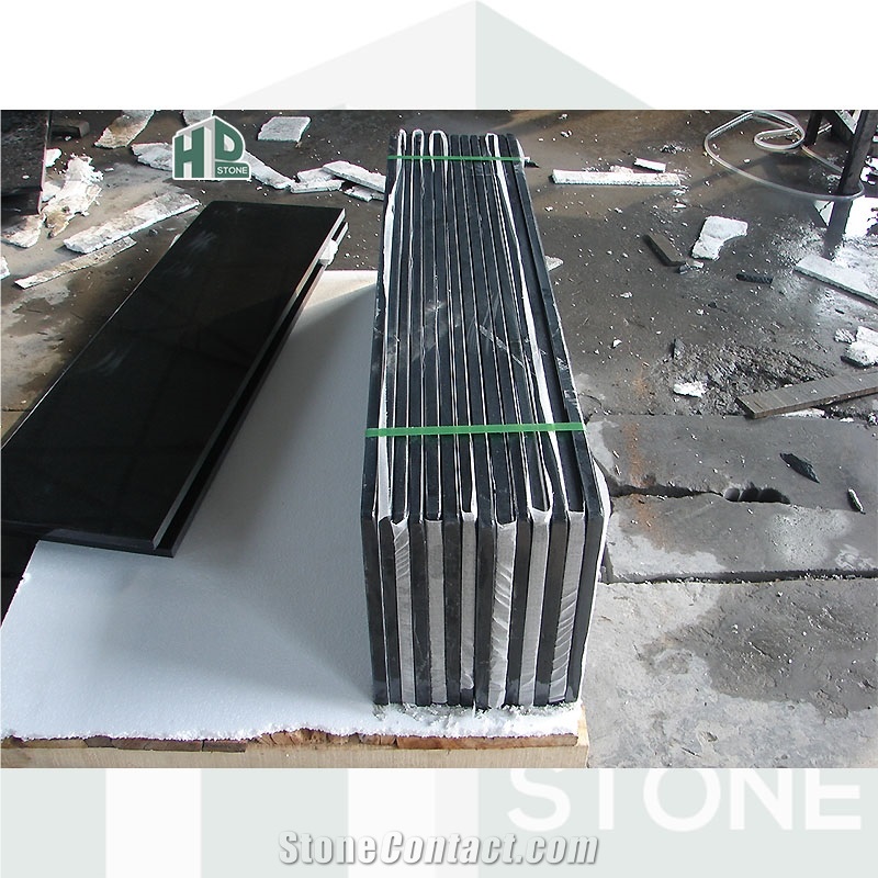 Hebei Black Granite Polished Slabs