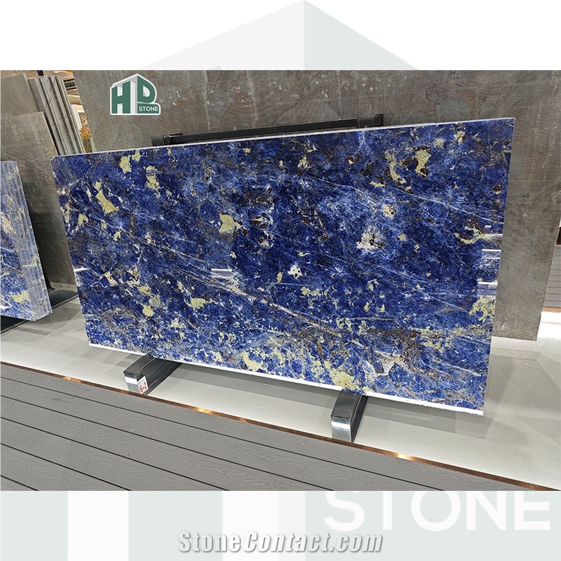 Luxury Bolivian Blue Marble Slabs