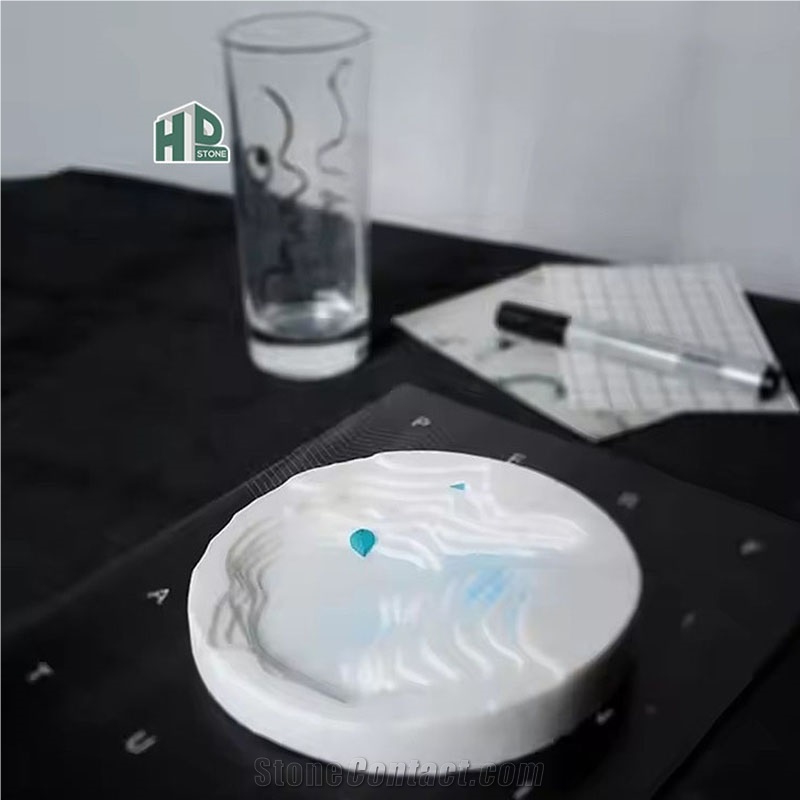 Luxury Onyx Ashtray - Unique, Heat-Resistant, Elegant