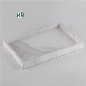 Natural Marble Bathroom Set Stone Plate Soap Dishe