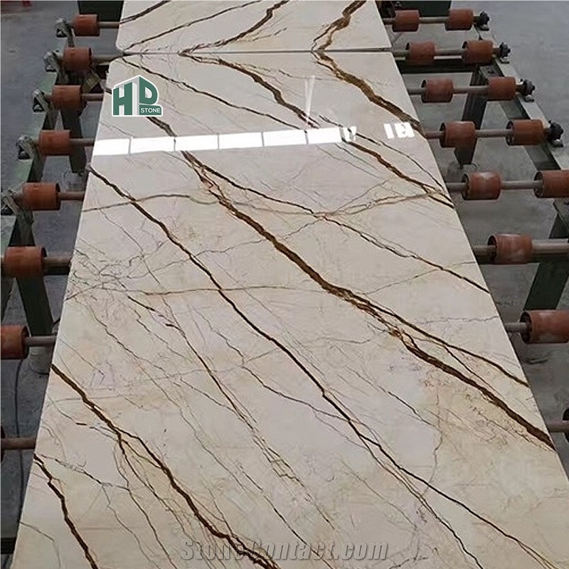 Rich Gold Marble Slabs, Sofitel Gold Marble Slabs