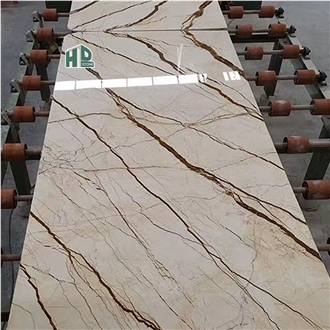 Rich Gold Marble Slabs, Sofitel Gold Marble Slabs