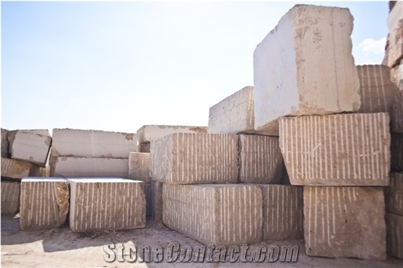 Beige Alpi Verdello Marble Blocks