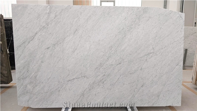 Bianco Carrara C White Marble Tiles Slabs