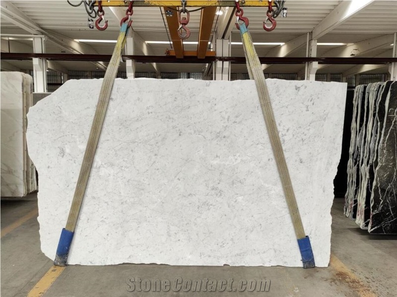 Bianco Carrara C White Marble Tiles Slabs