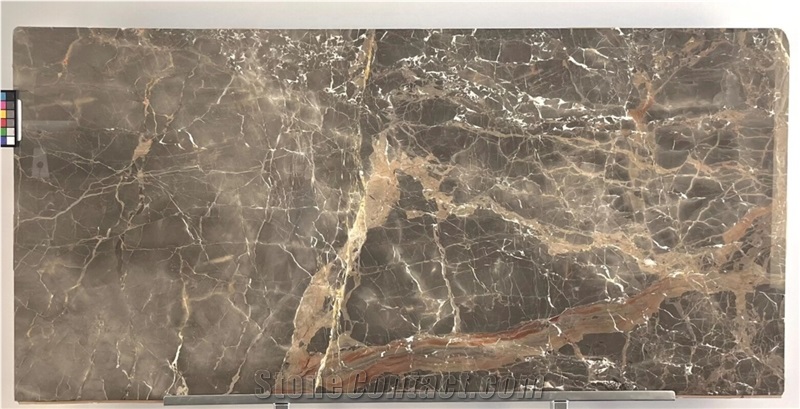 Ombra Di Caravaggio Marble, Brown Marble Slabs