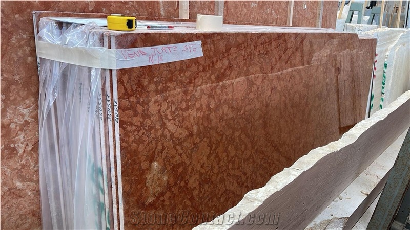 Rosso Asiago Marble/Rosso Verona Marble, Red Marble Slabs