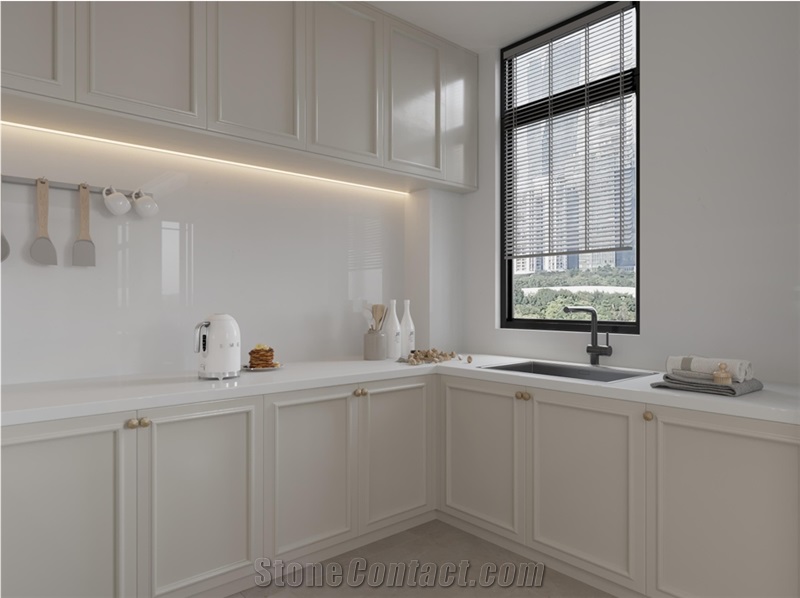 Pure White Quartz Slabs