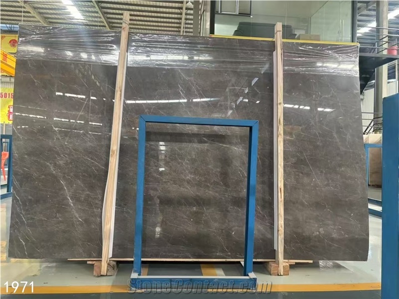 Austin Gray Marble Slabs Mousse Gray Stone Tile For Floor