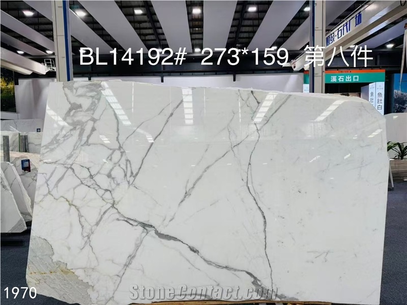 Calacatta Caldia Marble Slabs Calacatta Oro White Stone Tile