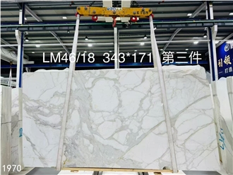 Calacatta Caldia Marble Slabs Calacatta Oro White Stone Tile