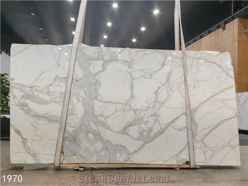 Calacatta Caldia Marble Slabs Calacatta Oro White Stone Tile