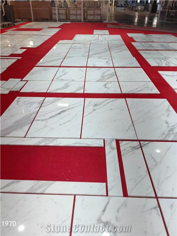 Calacatta Caldia Marble Slabs Calacatta Oro White Stone Tile