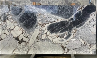 China Elephant White Marble Polished Slabs For Kitchen