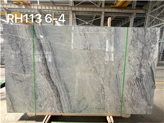 Copper Grey Marble Slabs Fish Maw Blue Stone Tile