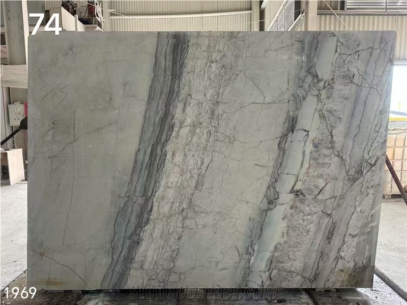 Copper Grey Marble Slabs Fish Maw Blue Stone Tile