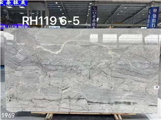 Copper Grey Marble Slabs Fish Maw Blue Stone Tile