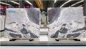 Elephant White Marble Slabs Chinese Calacatta Violet