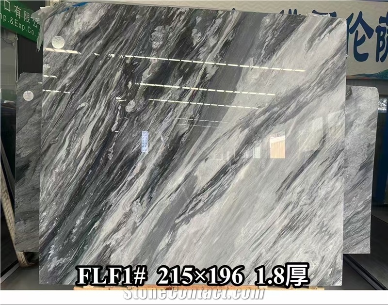 Florence Grey Marble Slabs Bardiglio Carrara Gray Stone Tile