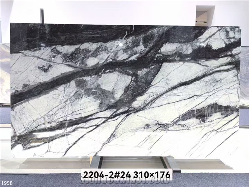 Invisible Grey Marble Slabs Gray Stone Tile Home Wall Use