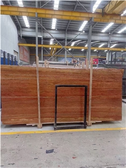 Iran Red Travertine Slab Wall Floor Tiles