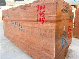 Iran Red Travertine Slab Wall Floor Tiles Pattern