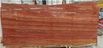 Red Travertine Slabs Persia Rosso Travertino Rojo Stone Tile