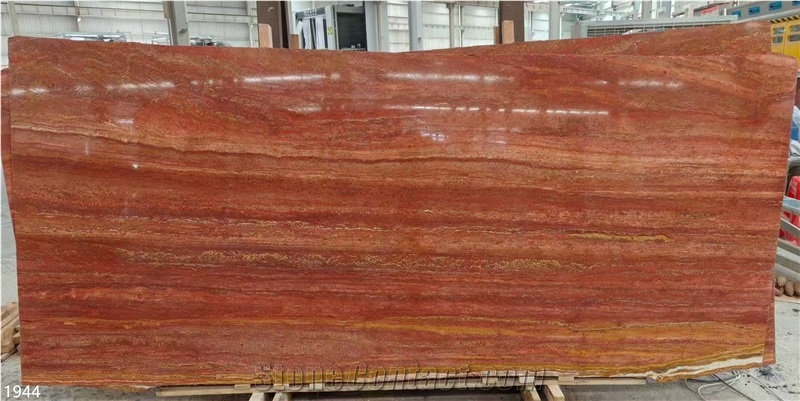 Red Travertine Slabs Persia Rosso Travertino Rojo Stone Tile