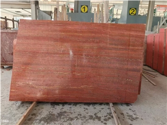 Red Travertine Slabs Persia Rosso Travertino Rojo Stone Tile