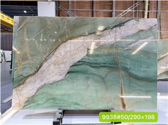 Royal Green Quartzite Slabs Emerald Botanic Pampers