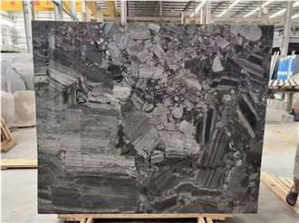 Silver Breccia Marble Fantasy Bedrock Serbian Ash Slab Tile