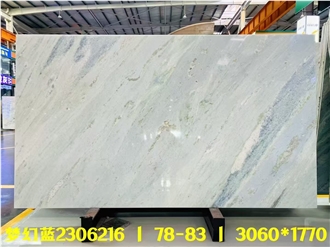 Sky Blue Marble Slabs Azul Acquamarina Stone Tile