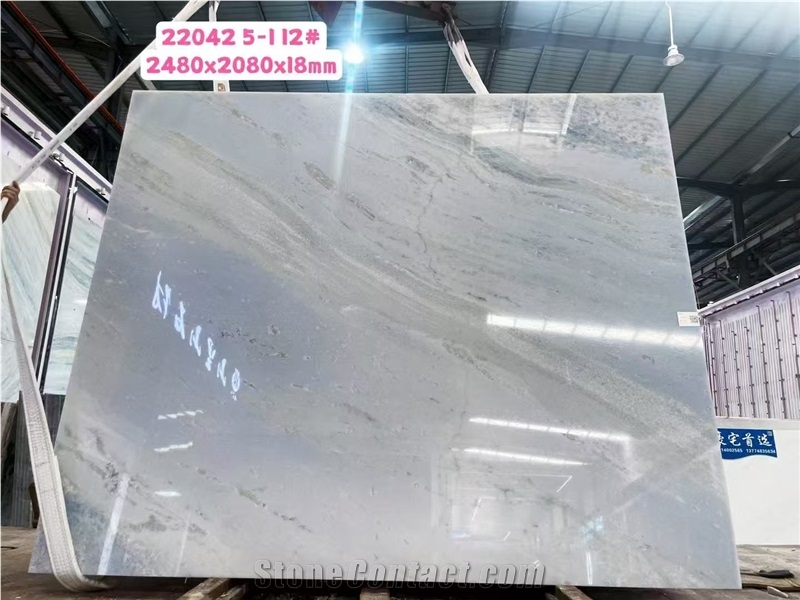Sky Blue Marble Slabs Azul Acquamarina Stone Tile