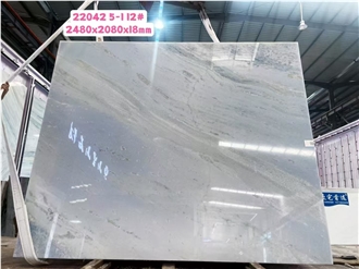 Sky Blue Marble Slabs Azul Acquamarina Stone Tile