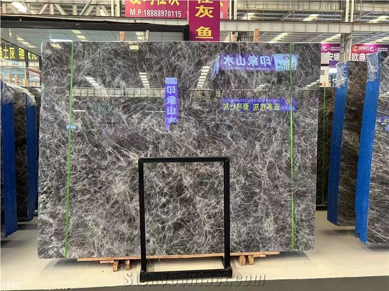 Spider Black Fox Marble Slabs Ragno Rosa Stone Tile