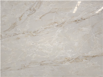 3200*1600Mm Artificial 5124 Calacatta Lavezzi Quartz Slabs