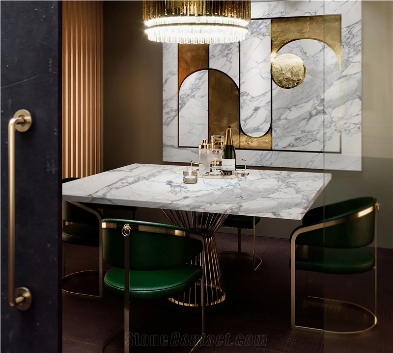 7004 Statuario PD Printed Quartz Vanity Bath Tops