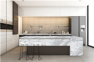 7004 Statuario PD Printed Quartz Vanity Bath Tops