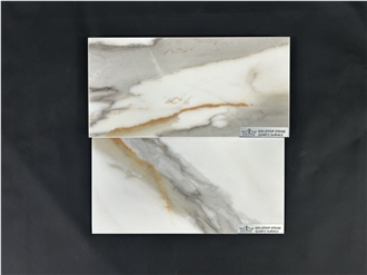 7005 Calacatta Macchia Vecchia PD Printed Quartz Slabs