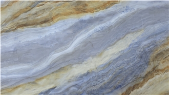 Blue 7008 Impression Lafite PD Printed Quartz Slabs