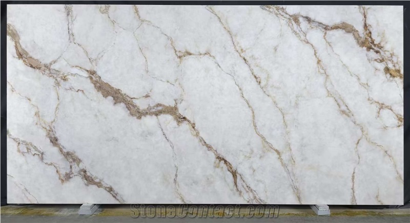 Hot 7003 Cristallo PD Printed Quartz Countertops Bench Tops
