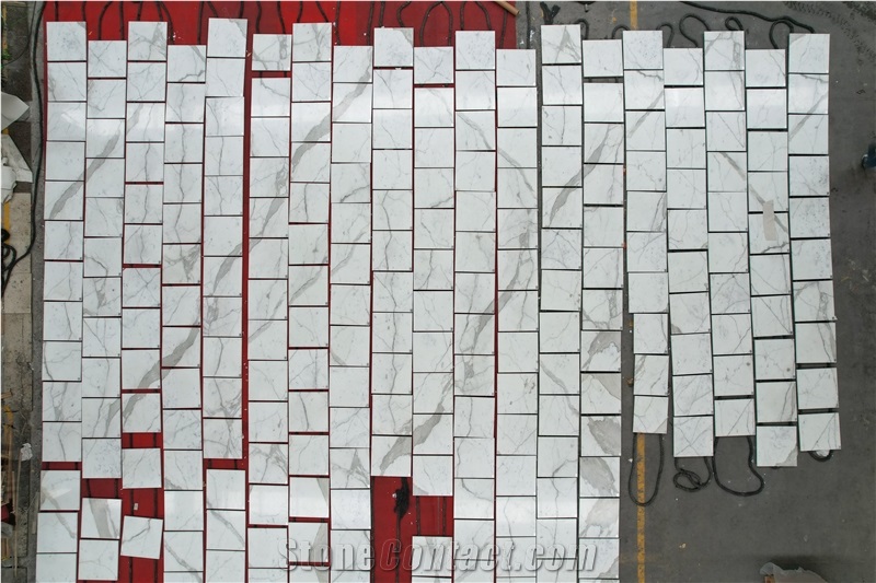 Calacatta White Marble Wall And Floor Tiles