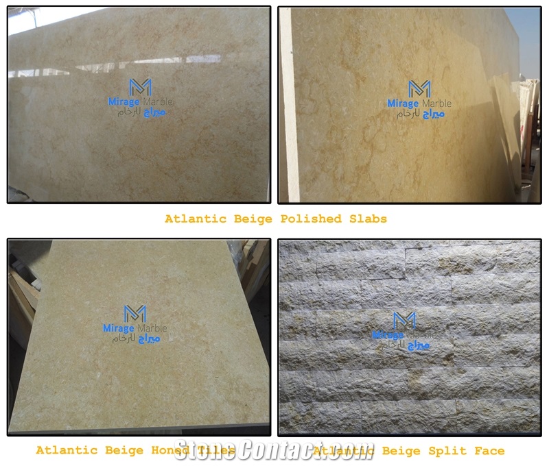 Atlantic Beige Marble Slabs & Tiles