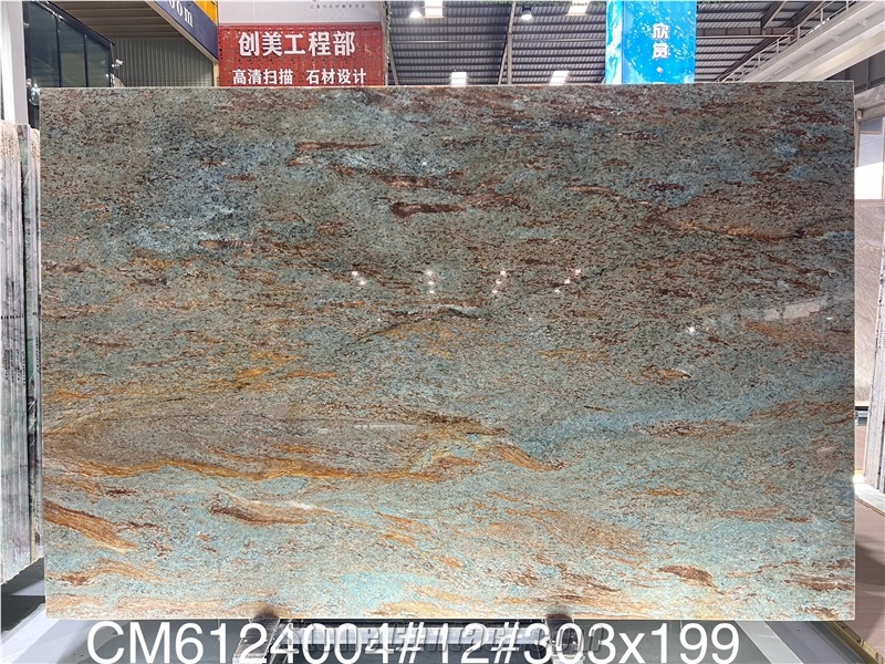 Amazon Blue Quartzite Big Slabs