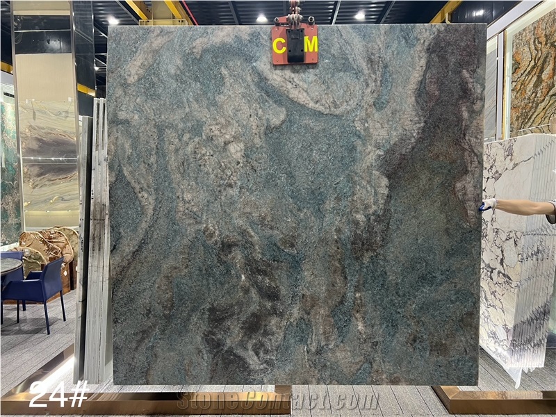 Amazon Blue Quartzite Big Slabs