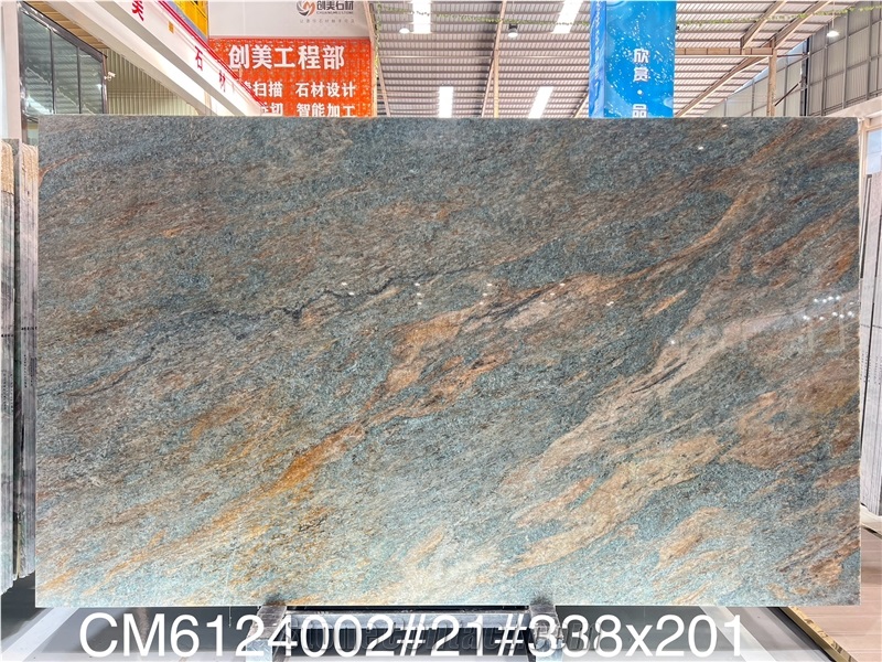 Amazon Blue Quartzite Big Slabs